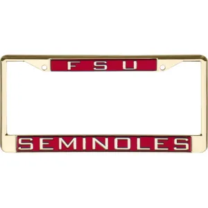 Rico FSU/Seminoles Acrylic Tag Frame - Gold