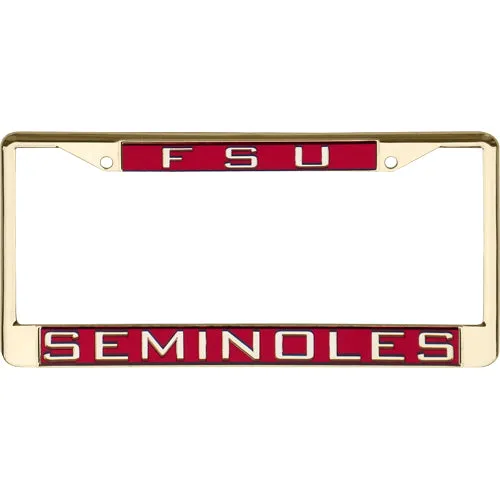 Rico FSU/Seminoles Acrylic Tag Frame - Gold