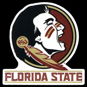 SDS 12" Seminole Head with Florida State Magnet
