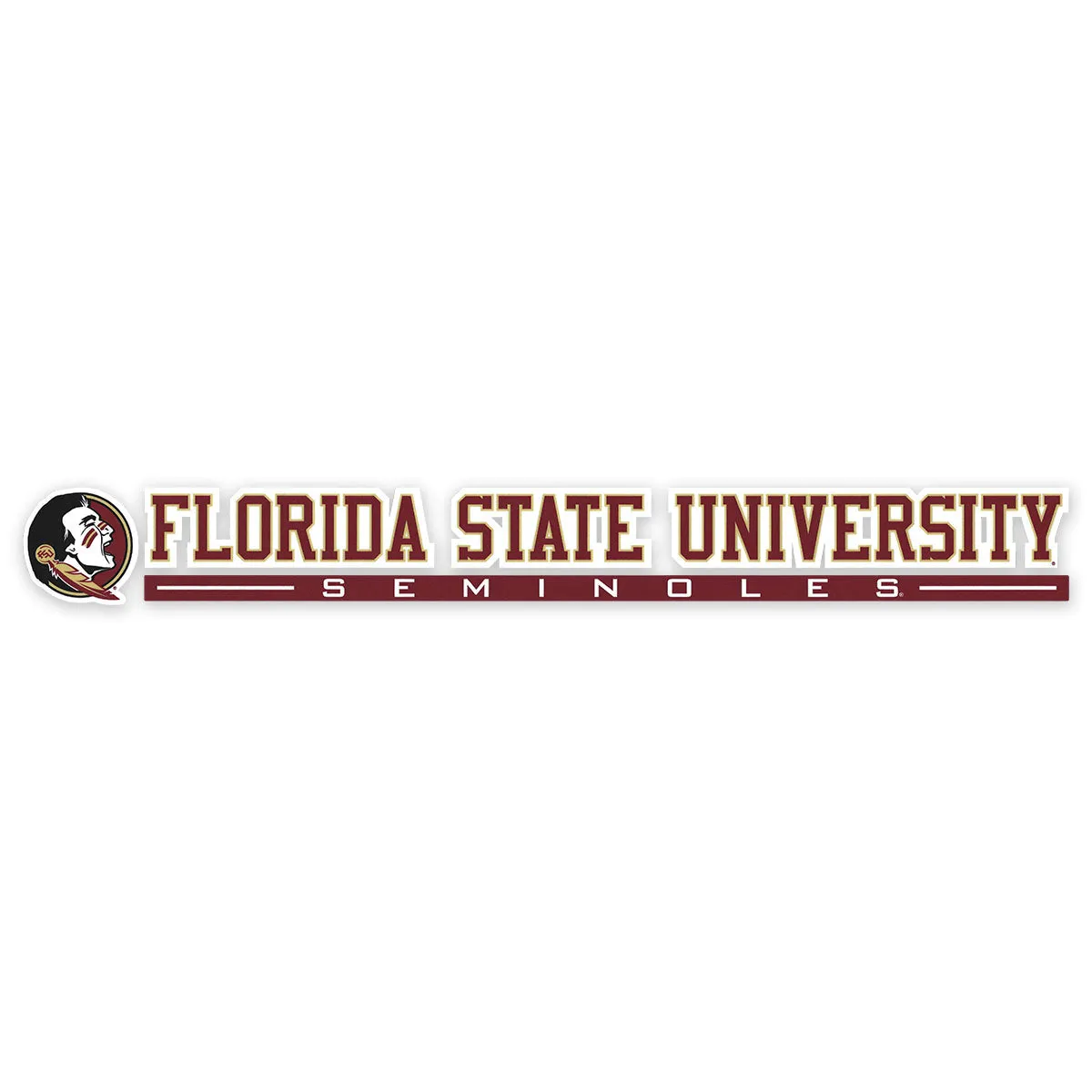 SDS Florida State University Seminoles 20 inch Strip Decal