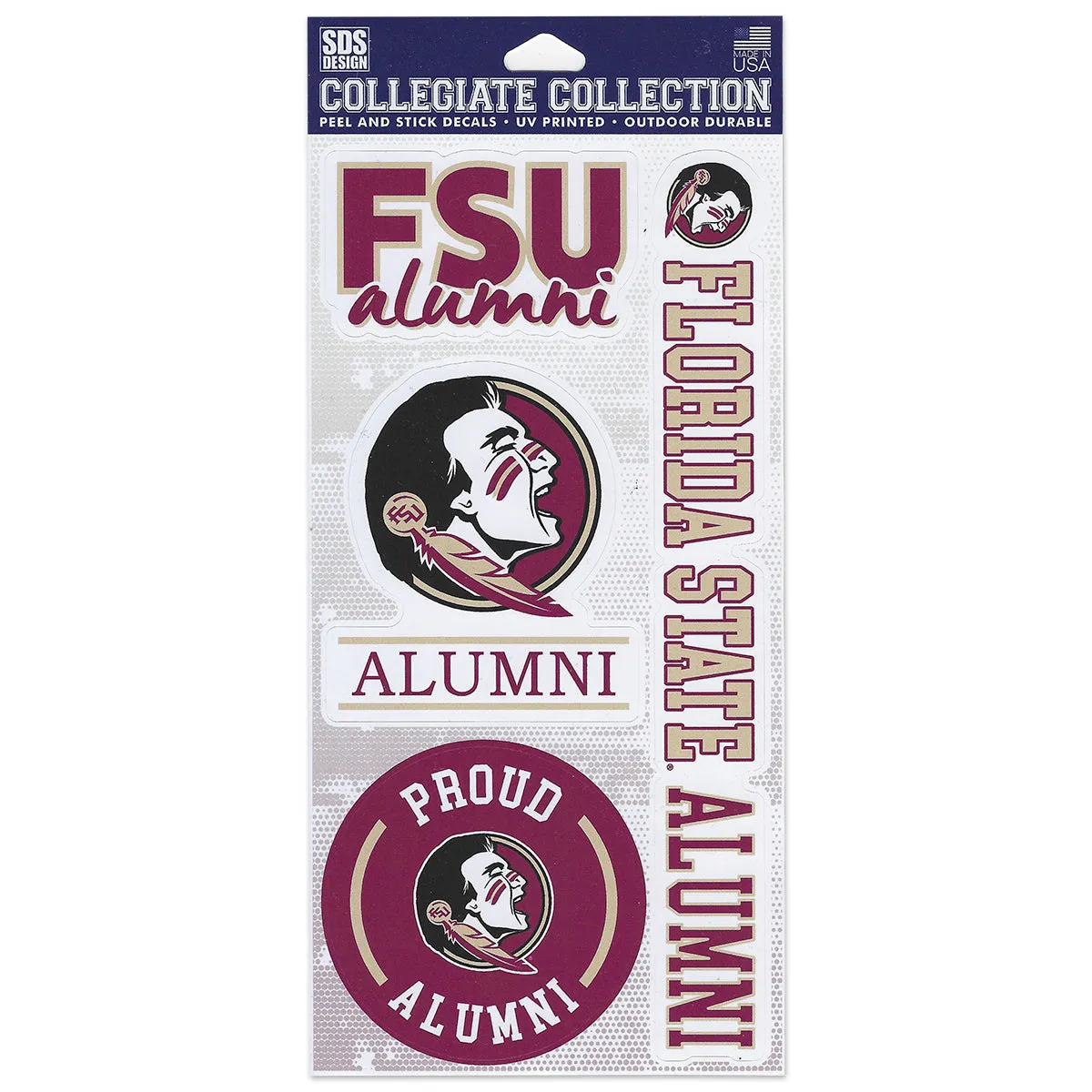 SDS FSU Alumni Decal Sheet
