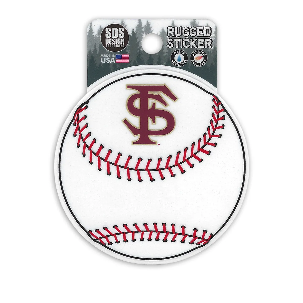 SDS Interlocking FS Baseball 3.5" Rugged Decal