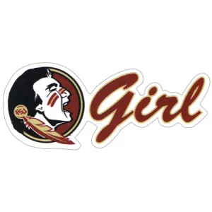 SDS Seminole Head Girl Decal