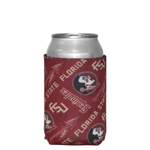 Sewing Concepts Florida State Multi Logo Design Can Cooler - Garnet