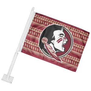 Sewing Concepts Seminole Head Tribal Pattern Car Flag
