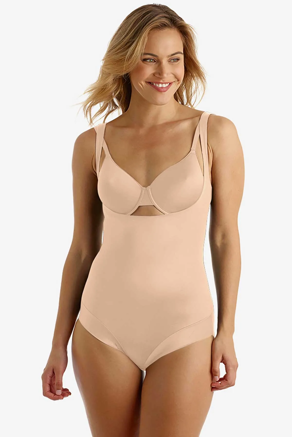 Shape Away Open-Bust Shaping Bodysuit