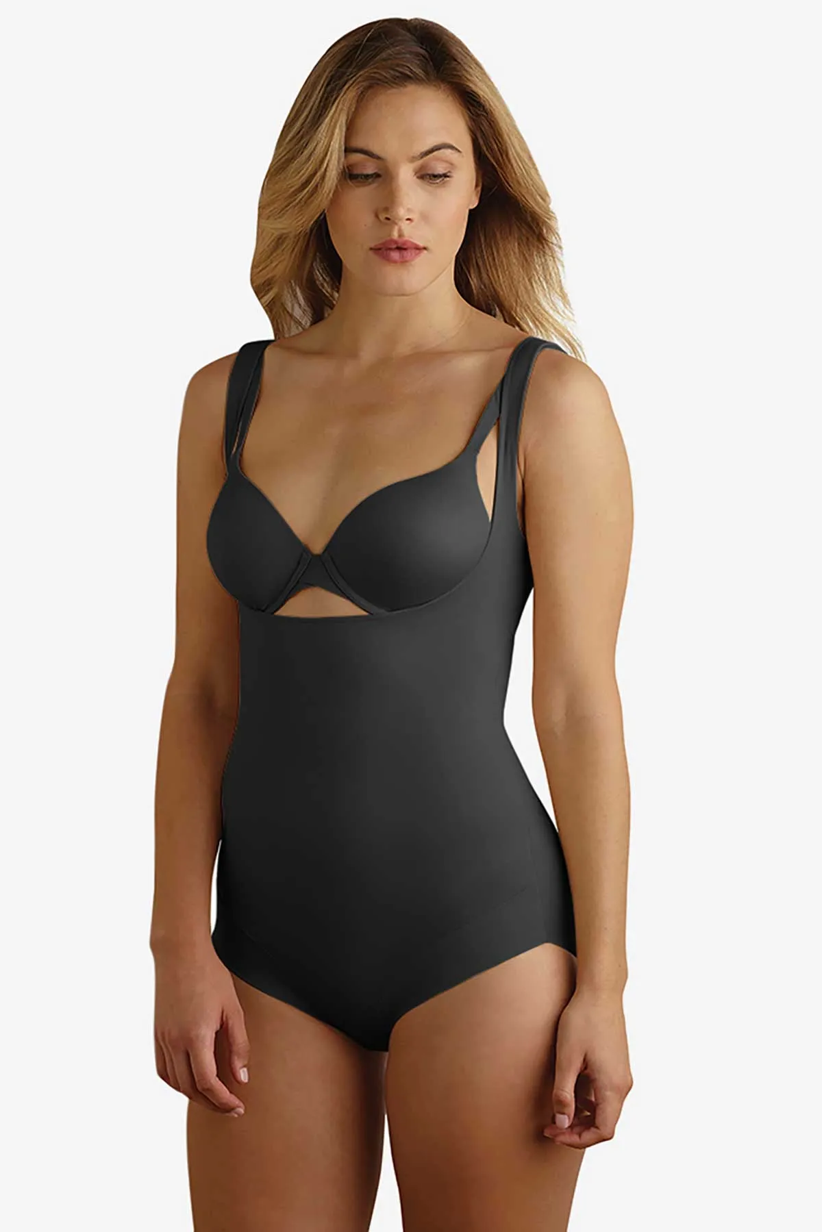 Shape Away Open-Bust Shaping Bodysuit