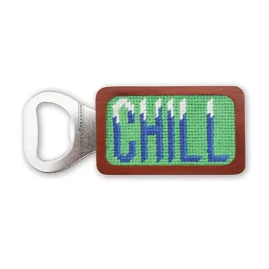 Smathers & Branson Chill Needlepoint Bottle Opener - Mint