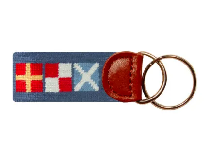 Smathers and Branson Got Rum Needlepoint Key Fob