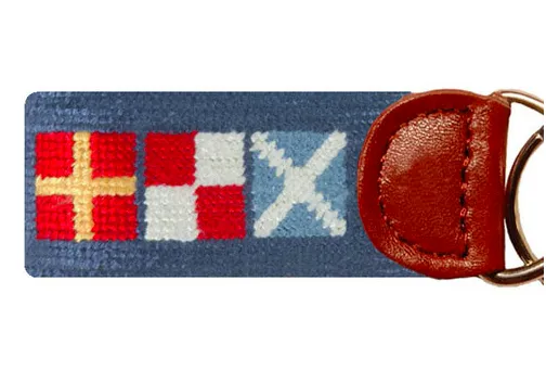 Smathers and Branson Got Rum Needlepoint Key Fob