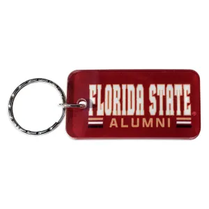 Spirit Products Florida State Alumni Acrylic Key Tag - Garnet