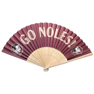 Spirit Products Seminole Logo/Go Noles Hand Fan