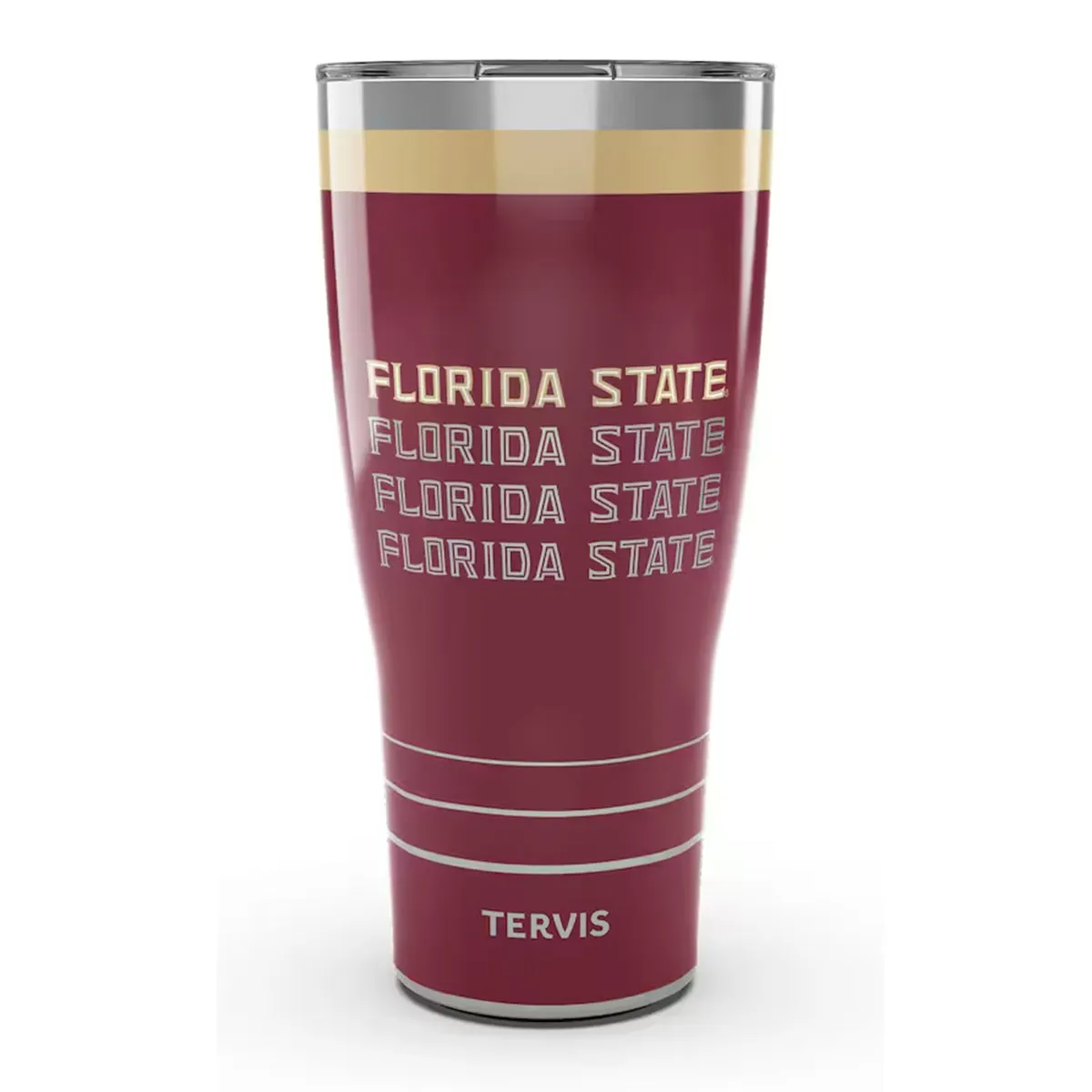 Tervis Repeat Florida State/Seminole Logo Design 30oz Stainless Steel Insulated Tumbler - Garnet
