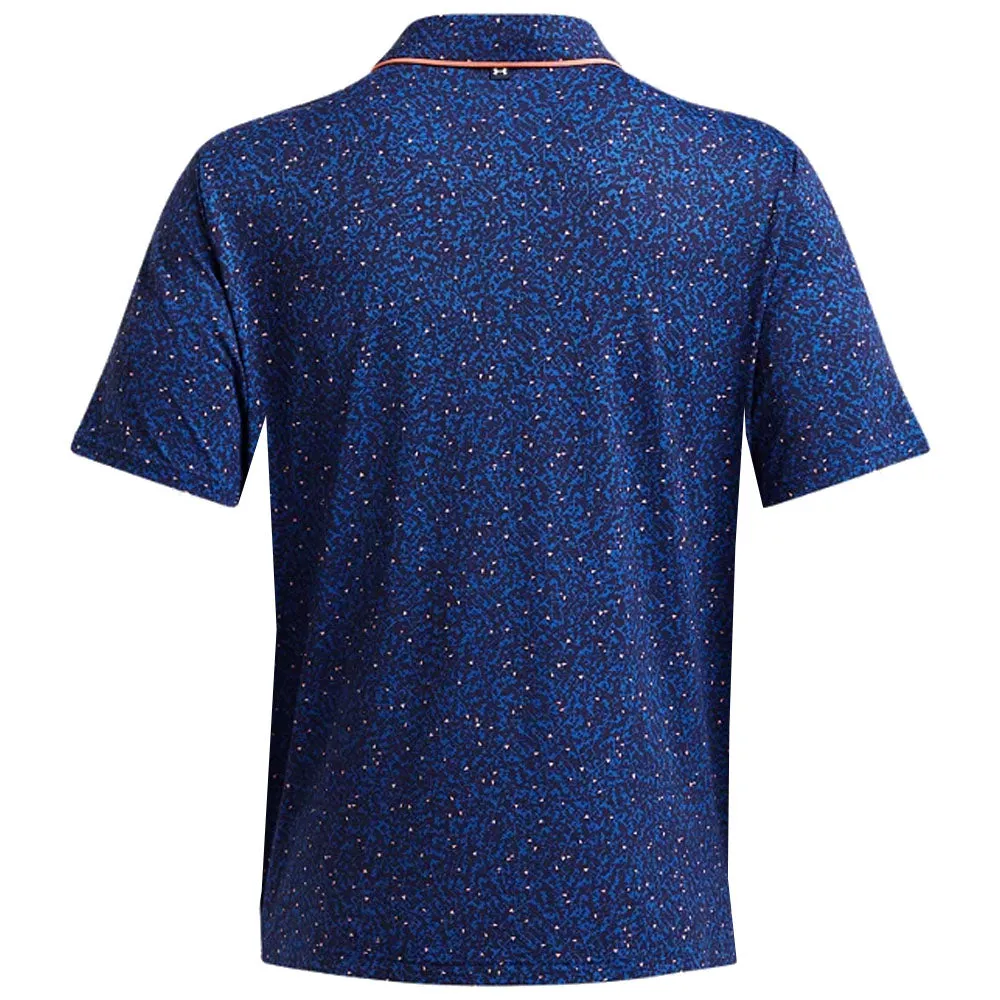 Under Armour Iso-Chill Verge Polo Shirt - Tech Blue/Flare Orange