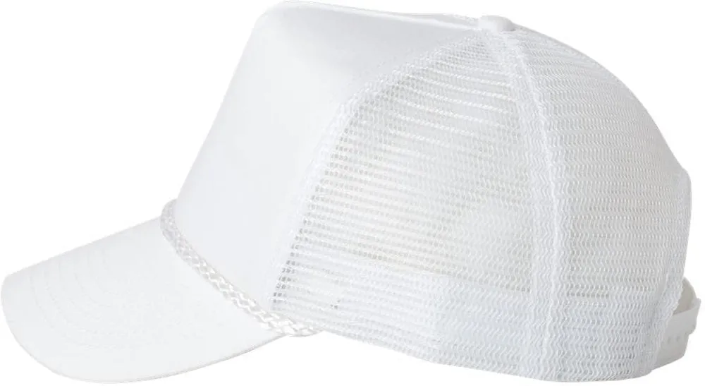 Valucap Five-Panel Mesh-Back Trucker Cap