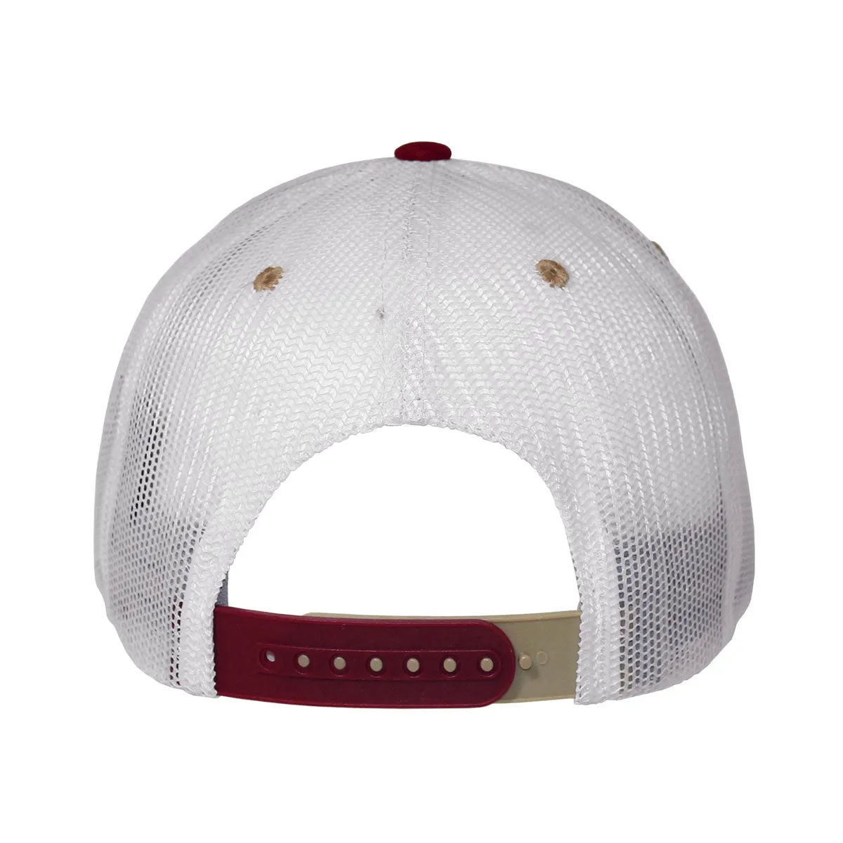 Zephyr FSU Seminoles/Seminole Logo Adjustable Trucker Cap - Garnet/White