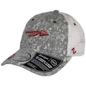 Zephyr Spear Logo OHT Digital Camo Adjustable Trucker Cap - Green Camo